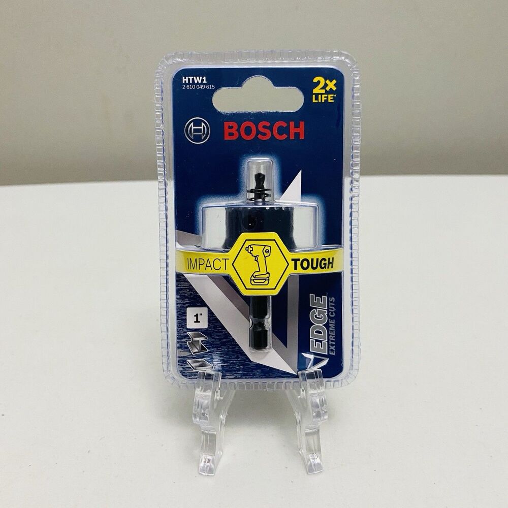 Bosch Edge 1" Thin-Wall Metal/Steel Hole Saw HTW1, 2x Life, New/Sealed